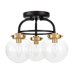 Global View semi flush mount unlit.