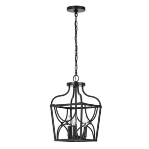 Corrina 4 light pendant unlit.