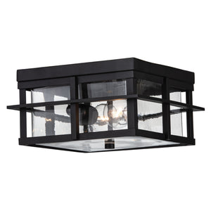 Berwick outdoor flush mount lit.